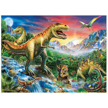 ravensburger puzzle 100pc time of the dinosaurs - Chalk
