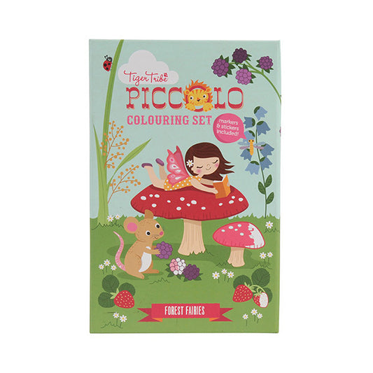 tiger tribe colouring set forest fairies - Chalk